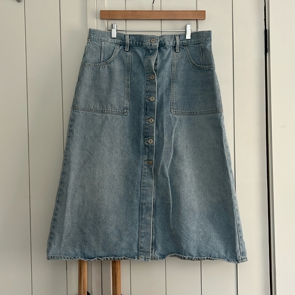 Citizen Of Humanity Anouk Midi Skirt in Orbit Sz 32